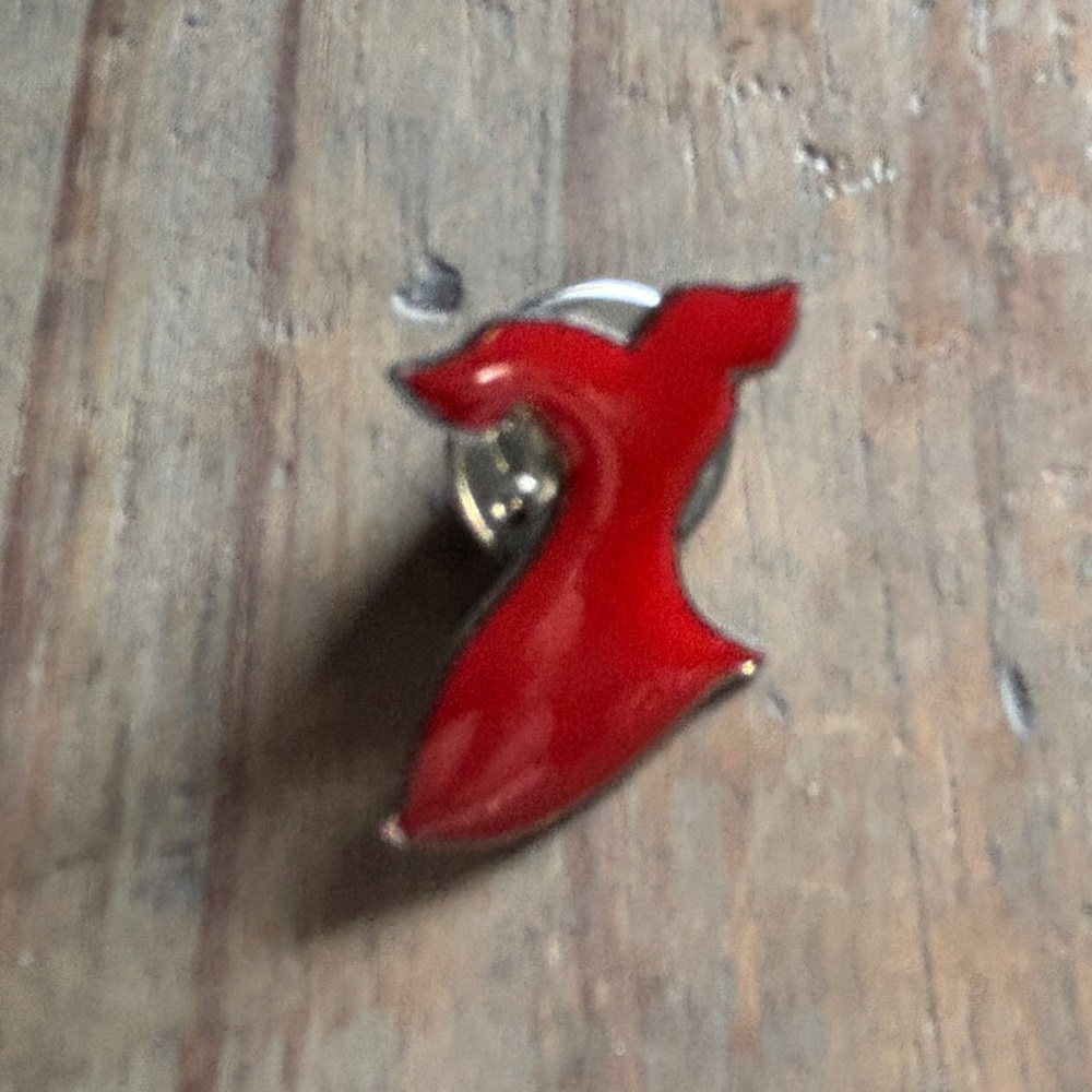 Red Dress Enamel Pin